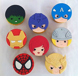 Mighty Avengers Dozen Cupcakes