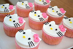 Hello Kitty Party Cupcakes