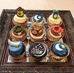 Tiffany Blue Ramadan Cupcakes