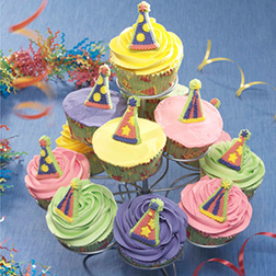 Party Hats Cupcakes