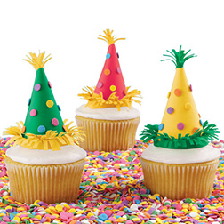 Party Hats-Off Cupcakes