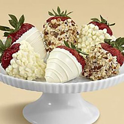 Snowy New Year Party Dipped Strawberries