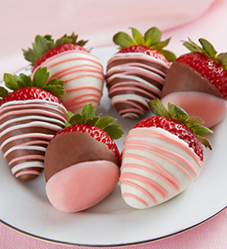 Pink Sensation Dipped Strawberries