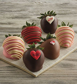 Messages of Love Dipped Strawberries