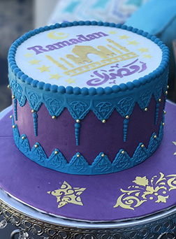 Midnight Blue Ramadan Cake