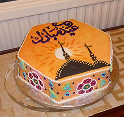 Setting Sun Eid Cake