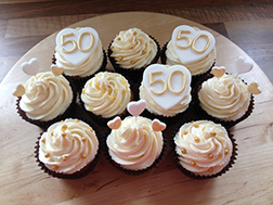 Birthday Hearts Dozen Cupcakes