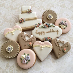 His & Hers Wedding Cookies