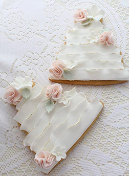 Dream Wedding Cake Cookies