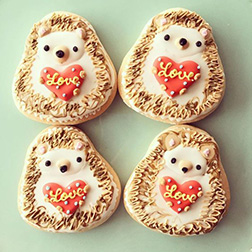 Hedgehog Love Cookies