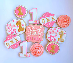 Young Diva Birthday Cookies