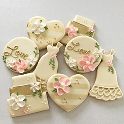 Perfect Wedding Dress Cookies