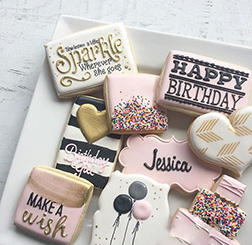 Sparkling love Birthday Cookies