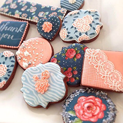 Vintage Floral Cookies