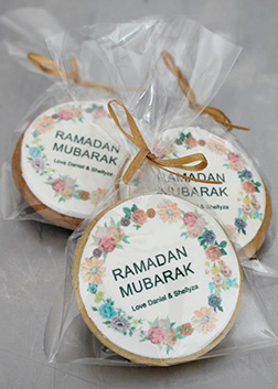 Floral Wreath Ramadan Cookies