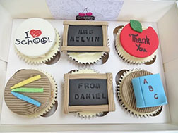 I Love School Cupcakes