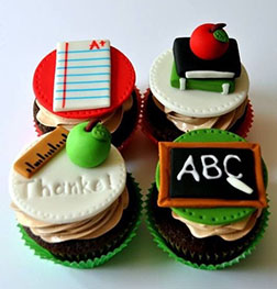 School Supplies Cupcakes