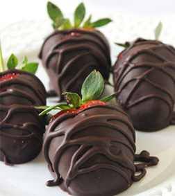 Dark Chocolate Strawberry Delight, Assorted Chocolates