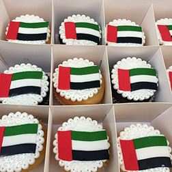 Flags Raised High Cupcakes