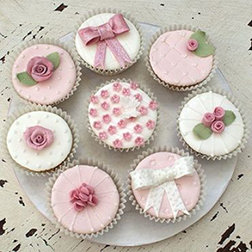 Vintage Pastel Cupcakes