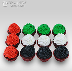 Colors of the UAE Cupcakes