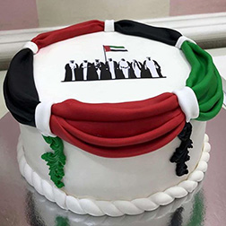 Royal Drapes National Day Cake