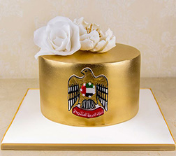 Golden Falcon National Day Cake