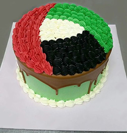 Colors of the Flag Rosette Cake