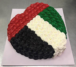 Rosette Flag Cake