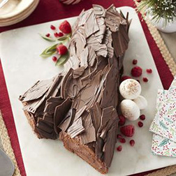 Forest Themed Yule Log