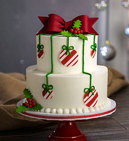 Decorating For Chrismtas Cake