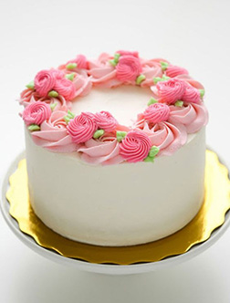 Pink Roses Cake