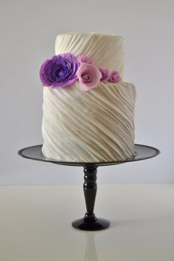 Satin Swirls Cake