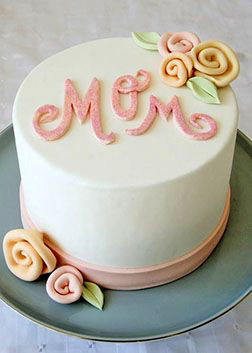 Simply Pastel Mother's Day Cake