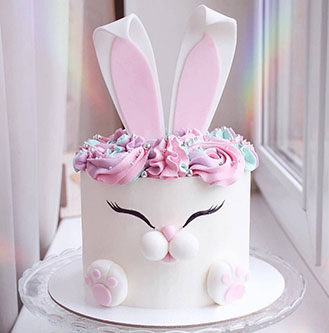 Adorable Easter Bunny Cake