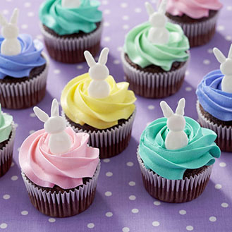 Pastel Bunny Cupcakes