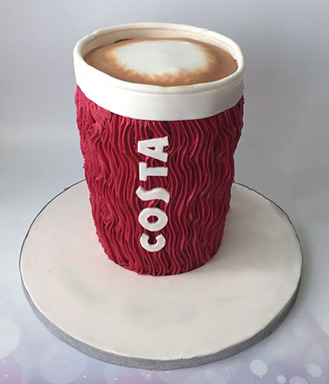 Cup To Go Themed Cake