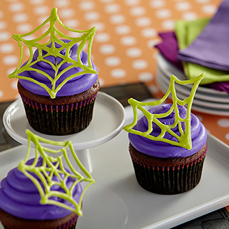 Caught in a Web Cupcakes