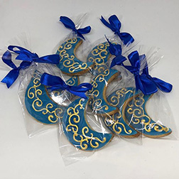 Arabesque Moon Eid Cookies