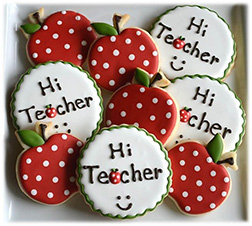 Hi Teacher Cookies