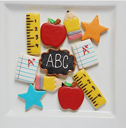 School Stationary Cookies