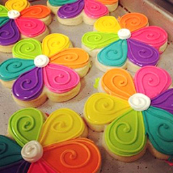 Flower Wheel Cookies