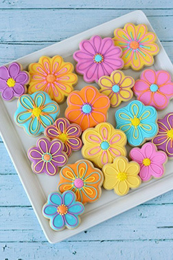 Wildflowers Diwali Cookies