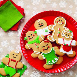 Gingerbread family Cookies, Christmas Gifts