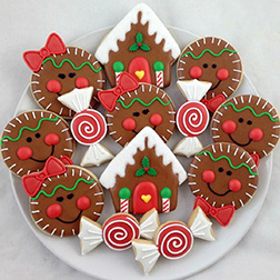 Him and Her Gingerbread Cookies