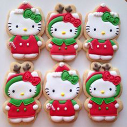 Hello Kitty Christmas Cookies