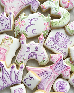 Tea Time at the Castle Cookies