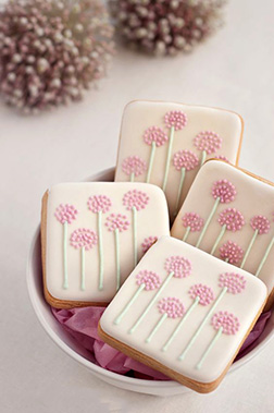 Pink Posy Cookies