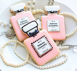 Custom Chanel Perfume Cookies