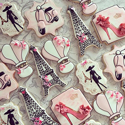 Romance In Paris Cookies